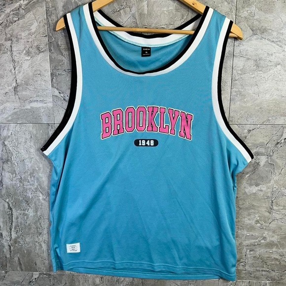 Other - Blue and pink Brooklyn Jersey tank top Men's XL
